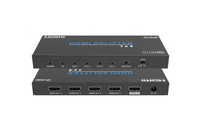 Усилитель-распределитель Infobit iSwitch 104, HDMI 1×4, 4K60