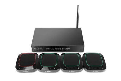 Микрофон Infobit iSpeaker M800, беспроводной, 2.4G, 360°, до 100 м²