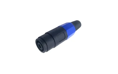 Комплект кабельных разъёмов Wize WSKONF-4P-5, SpeakON 4 pin, розетка, 5 шт.