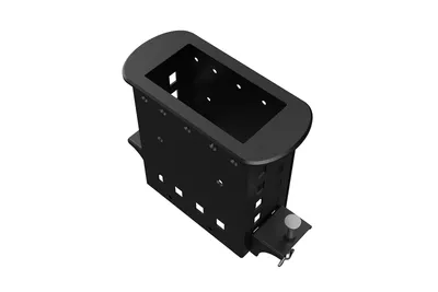 Корпус Wize Pro WRTS-M-4BOX-B, серия M, до 4 модулей, черный