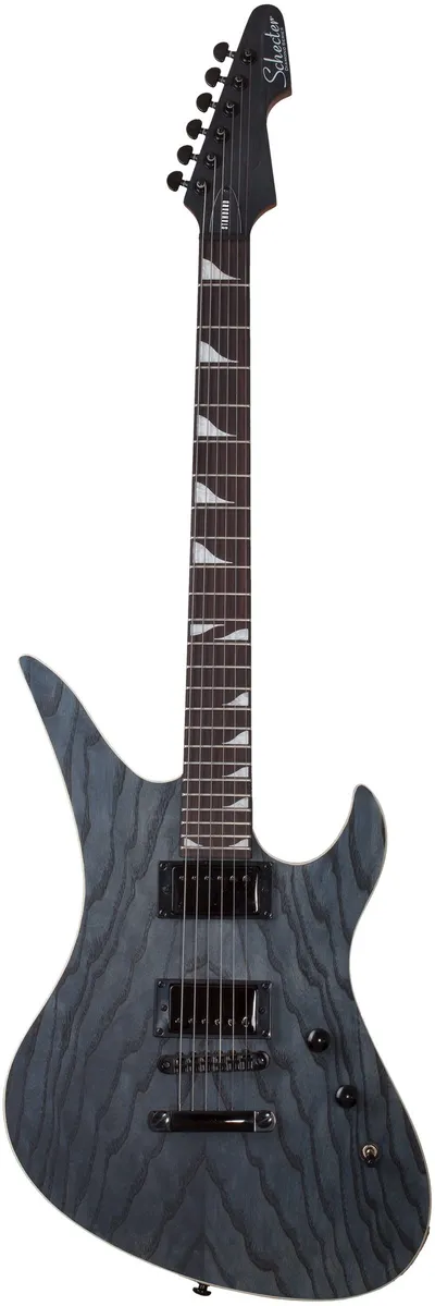 Электрогитара SCHECTER [AVENGER STANDARD CHARCOAL SATIN CS] электрогитара 6-струнная, корпус: красное дерево, топ из капа, гриф: печеный клен, накладка: палисандр, 24 лада, цвет Charcoal Satin (CS)