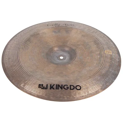 Тарелка чайна 16" [16" COLLECTION EXTREME CHINA] KINGDO [16" COLLECTION EXTREME CHINA] сплав B20, ручная работа, натуральная поверхность с проточкой