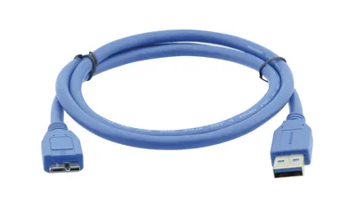 Кабель USB-A 3.0 - Micro-B Kramer 96-02356003, 0.9м