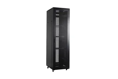 Стойка Wize Pro W47U10080R-M, 19", 47U, 800x1000 мм, 800 кг, сталь, чёрная