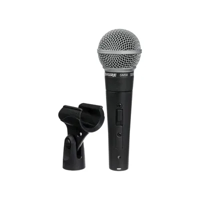 Микрофон Shure SM58SE, динамический, с выключателем, держателем и чехлом