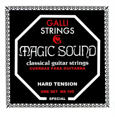 Комплект струн GALLI STRINGS MS100, для классической гитары