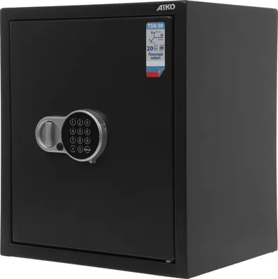 Сейф Aiko TSN-50 EL, взломостойкий, электронный замок, 500x435x381 мм, 21 кг