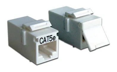 Повторитель портов Lanmaster LAN-KCP45U5E-WH, RJ45, кат.5E, Keystone, белый