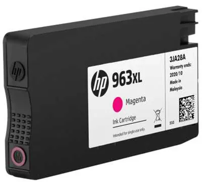 Картридж струйный HP 963XL 3JA28AE, пурпурный, повышенная емкость, 1600 стр.