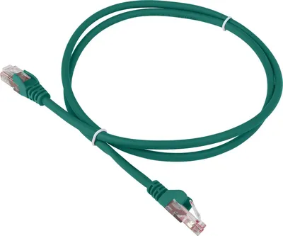 Патч-корд LANMASTER LAN-PC45/U6-1.5-GN, UTP кат.6, RJ45–RJ45, 1.5 м, LSZH
