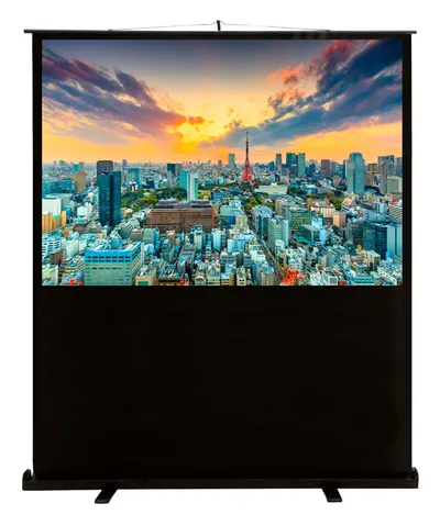 Экран Cactus CS-PSFLCE-180X135, 135x180 см, 4:3, напольный рулонный
