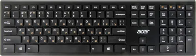Клавиатура Acer OKR020 (ZL.KBDEE.004), беспроводная, радиоканал 2.4G, 109 клавиш, USB