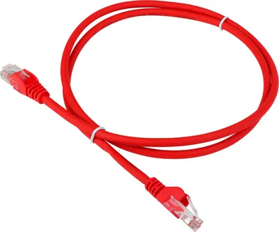 Патч-корд Lanmaster LAN-PC45/U6-3.0-RD, UTP, Cat.6, 3м