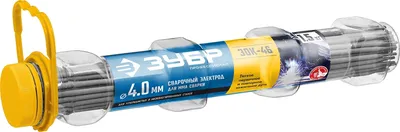 Электрод сварочный Зубр ЗОК-46, рутил-целлюлозное покрытие, d 4.0×450 мм, 1.5 кг