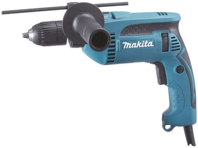 Дрель ударная Makita HP1641, 680 Вт, патрон быстрозажимной, реверс
