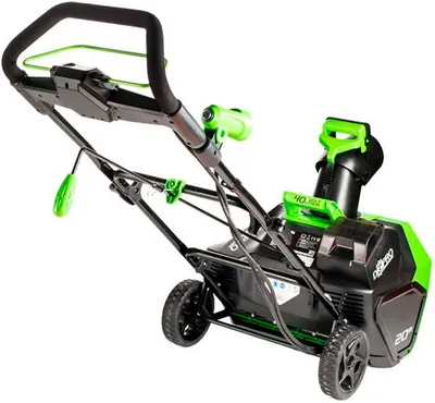 Снегоуборщик Greenworks GD40SB (2600607), аккумуляторный 40 В, 51 см, бесщеточный, с АКБ 4 А·ч и ЗУ