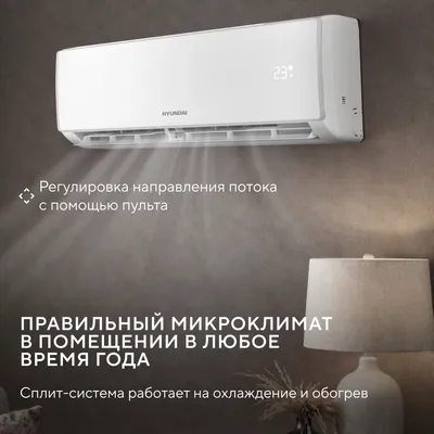 Сплит-система Hyundai HAC-12I/S-PRO, инверторная, 12000 BTU, R32, настенная