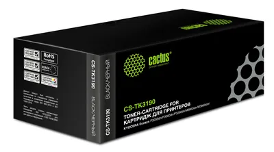 Картридж CACTUS CS-TK3190 (TK-3190), чёрный, 25000 страниц, для Kyocera Ecosys