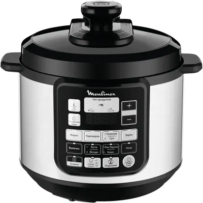 Мультиварка-скороварка Moulinex 7211003314, 5л, 1000Вт