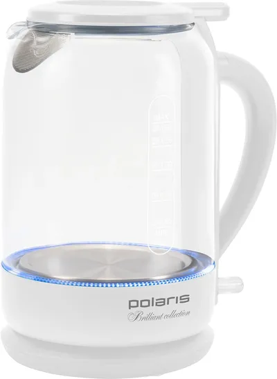 Чайник электрический Polaris PWK 1753CGL, 1.5 л, 1950 Вт, стекло