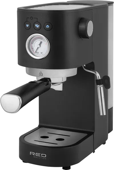 Кофеварка Red Solution CM1526, рожковая, 1300 Вт, 1.2 л, черная
