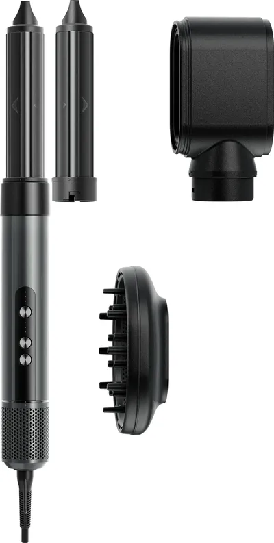 Фен-щетка Haier HHS-513, 1400 Вт, 3 режима, графитовый