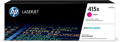 Картридж HP 415X (W2033X), пурпурный, 6000 страниц, оригинальный