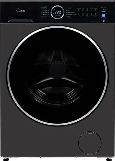 Стиральная машина Midea MF205D80WB/T-RU, 8кг, 1400об/мин, с сушкой, инверторная