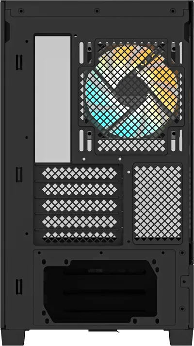 Корпус Gigabyte GB-C201P C201 Panoramic, Midi Tower, mATX, без БП, черный
