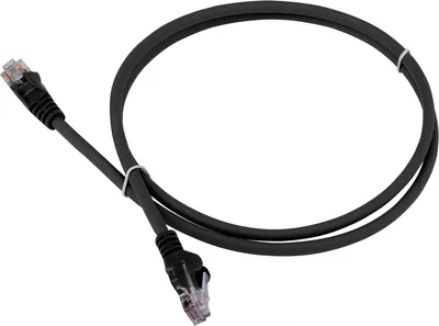 Патч-корд Lanmaster LAN-PC45/U5E-5.0-BK, UTP, Cat.5e, 5м, LSZH, чёрный