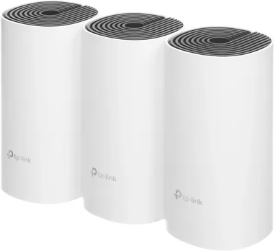 Mesh Wi-Fi система TP-Link Deco M4(3-pack), AC1200, 3 модуля, 2×GbE