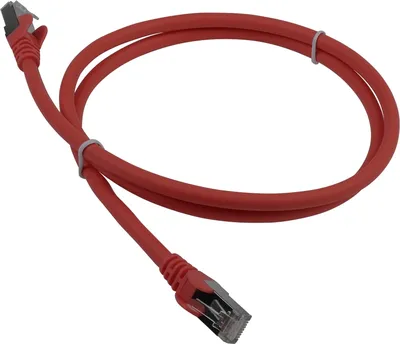 Патч-корд Lanmaster LAN-PC45/S6A-3.0-RD, FTP, Cat.6A, LSZH, 3м