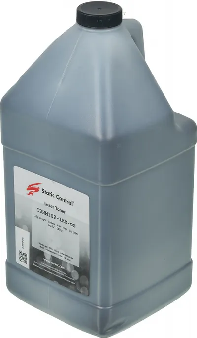 Тонер Static Control TRHM102-1KG-OS, чёрный, 1000 г, флакон, для HP LJ M104/M132