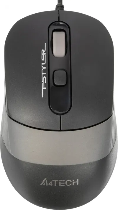 Мышь A4Tech FM10 GREY, оптическая, 1000 DPI, USB, проводная