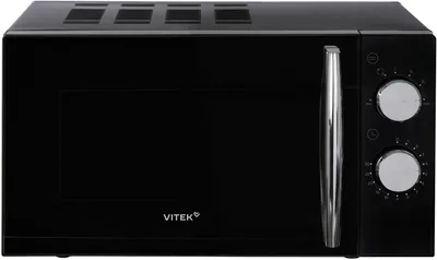 Микроволновая печь Vitek VT-MW1220, 20 л, 700 Вт, механическое управление, чёрный