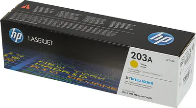 Картридж лазерный HP 203A CF542A (HP 203A) желтый для HP LaserJet M254/M280/M281 1300 страниц