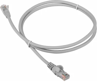 Патч-корд Lanmaster LAN-PC45/U5E-15-GY, UTP Cat.5e, RJ45, 15м, серый