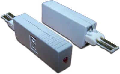 Штекер защиты LANMASTER TWT-SAU2-260-10-10K, 260В, 10А/10кА, с индикатором