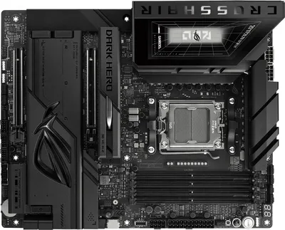Материнская плата ASUS ROG CROSSHAIR X870E DARK HERO, AM5, X870E, 4xDDR5, ATX
