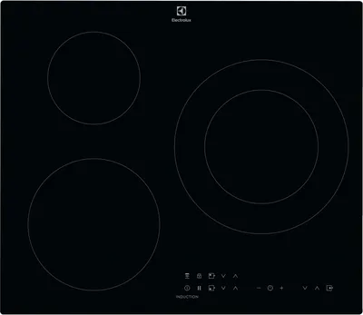 Варочная поверхность Electrolux LIT60336C, индукционная, 3 зоны, 7350 Вт