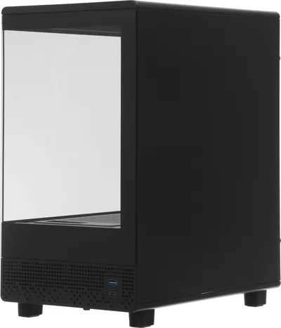 Корпус ACCORD ACC-ZM3B, Mini-Tower, mATX, без БП, стекло