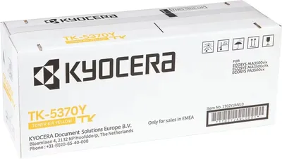 Картридж лазерный Kyocera TK-5370Y, желтый, 5000стр.