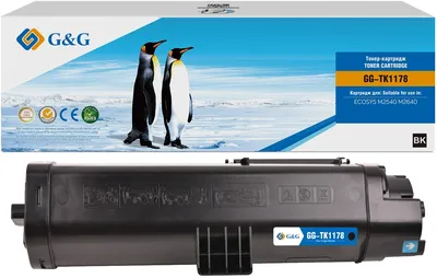 Картридж G&G GG-TK1178, черный, 7200 стр., для Kyocera