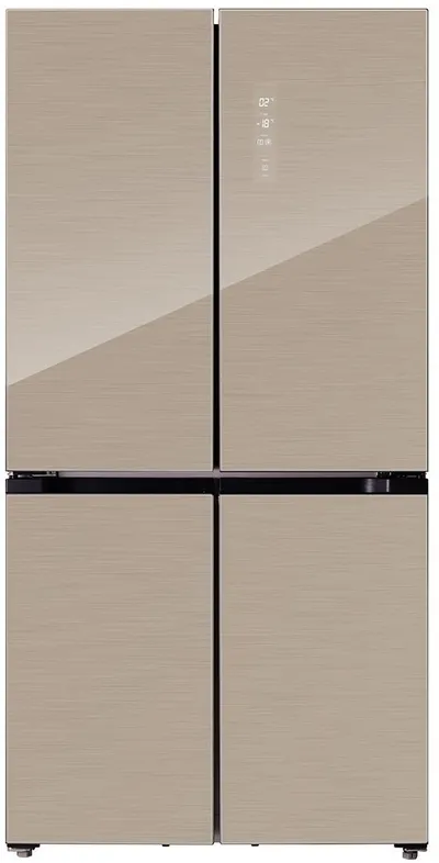 Холодильник Lex CHHE000024, LCD505GIGID, 3-камерный, золотистый, инвертер