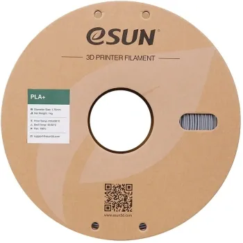 Пластик для 3D-печати ESUN PLA+175S1P1, PLA, 1,75 мм, 1 кг, серебристый