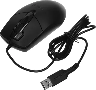 Мышь A4Tech OP-730D, проводная, оптическая, 1200 dpi, USB, 4 кнопки