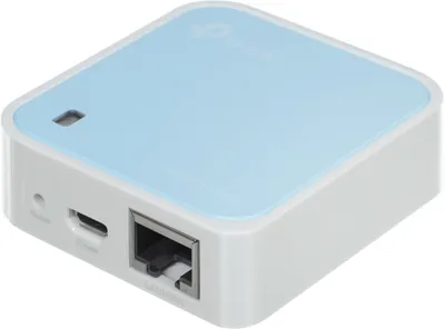 Маршрутизатор TP-Link TL-WR802N, N300, 2,4 ГГц, 1x10/100 Мбит/с, micro USB