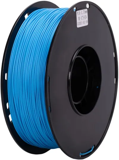Пластик для 3D-принтера Cactus CS-3D-PLA-1KG-M-CYAN, PLA Matte, 1.75 мм, 1 кг