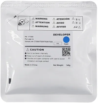 Девелопер CET CET171050, Cyan, 140г, 400000 стр., для Xerox VersaLink C7000/C7020