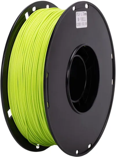 Пластик для 3D-печати Cactus CS-3D-PLA-1KG-M-YELL, PLA Matte, 1,75 мм, 1 кг